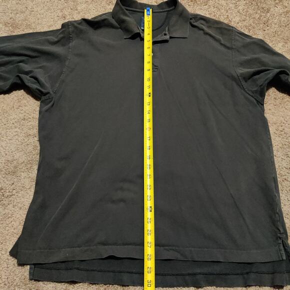 Vintage Nike Golf Polo Shirt Men’s L Chocolate Brown 1/4 Button Made In Peru - Picture 7 of 7